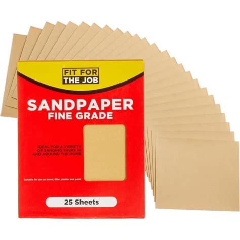 Grandes Feuilles Papier De Verre Grains Fins A Pour Poncer Le