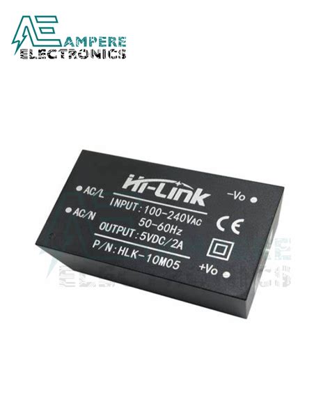 HLK 10M05 AC DC Module 220vac To 5VDC 10W HI LINK Ampere Electronics