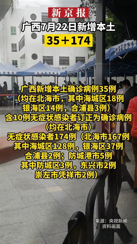 广西昨日新增本土确诊病例35例本土无症状感染者174例 凤凰网视频 凤凰网