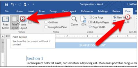 Print Layout In Word 2016 Wps Office Academy