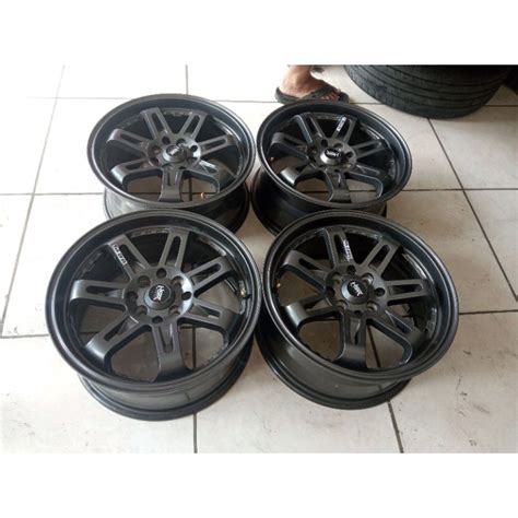 Jual Velg Seken HSR Tikala Ring 16 Lebar 7 Pcd 4x100 4x114 ET40 Grey