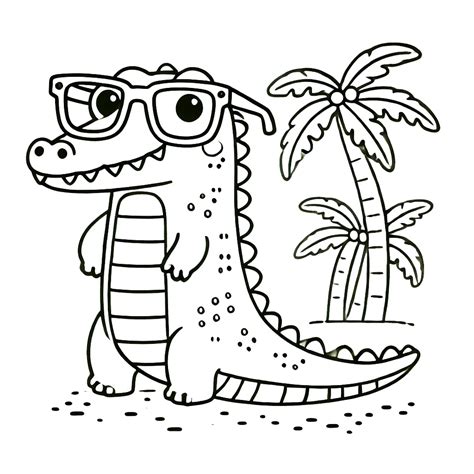 Coloriage Crocodile Imprimer Gratuit Et Trop Chouette