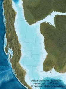 Western Interior Seaway Wiscretcon Deep Time Maps