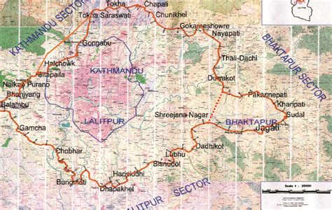 Map of Kathmandu valley outer ring road? : r/Nepal