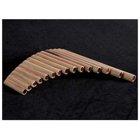 Pan Flute 15 Pipes Natural Bamboo Wind Instrument Panpipe G Key