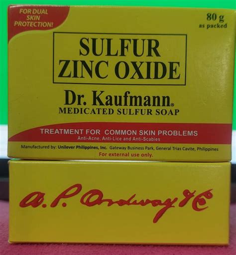 Dr Kaufmann Medicated Sulfur Soap 80g Market Return No Expiration