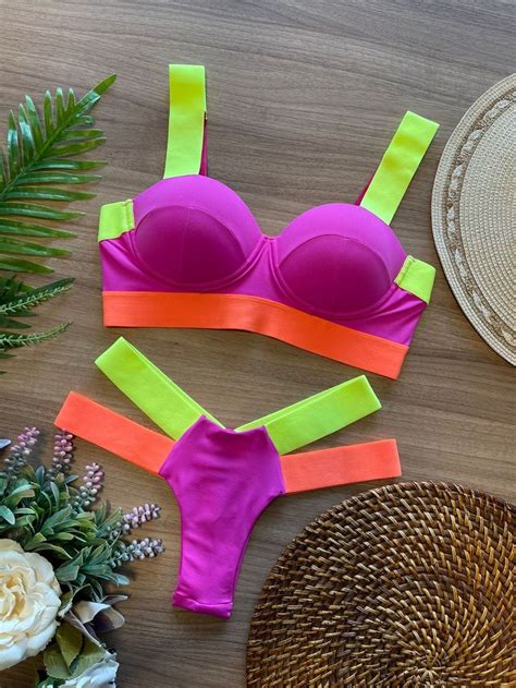 Bikini Swimwear Swimsuits Quality Bras Happines Robins Toque Bathing Suits Ideias Fashion