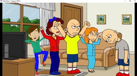 Classic Caillou Gets Grounded Bloopers Most Viewed Video Youtube