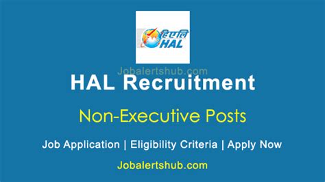 Hal Non Executive Posts Job Notification