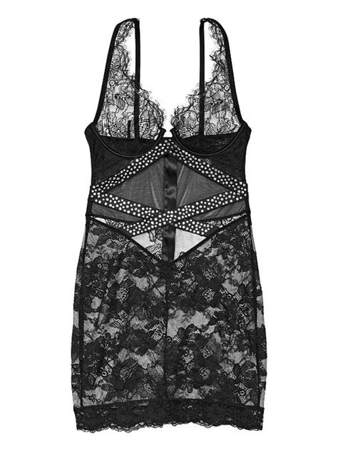 Пеньюар Victorias Secret Lace Shine Detail Slip Dress купить оригинал