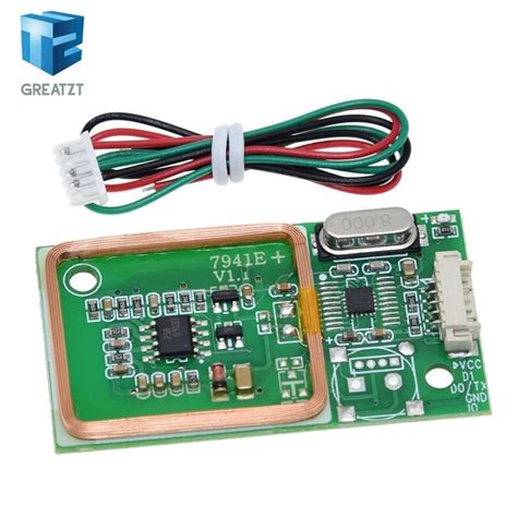 RFID UART Reader Wireless Module 3Pin 125KHz Card Reading EM4100 8CM DC