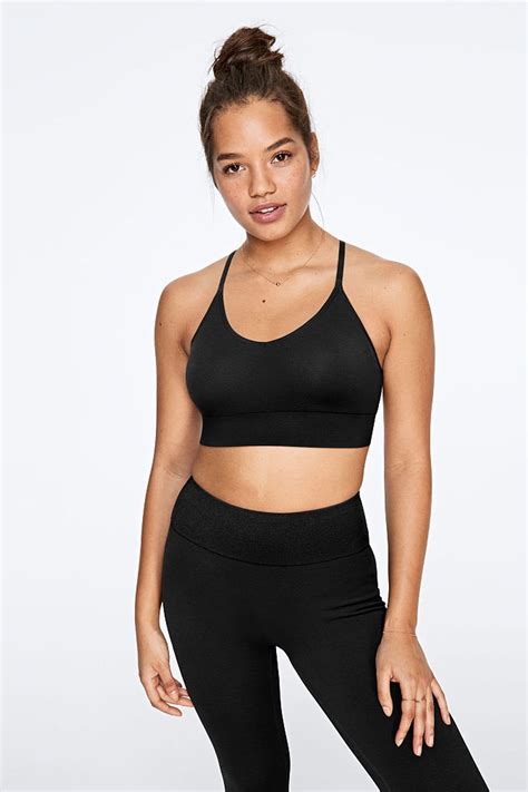 Buy Victoria S Secret Pink Seamless Lightly Lined Sports Bra From The