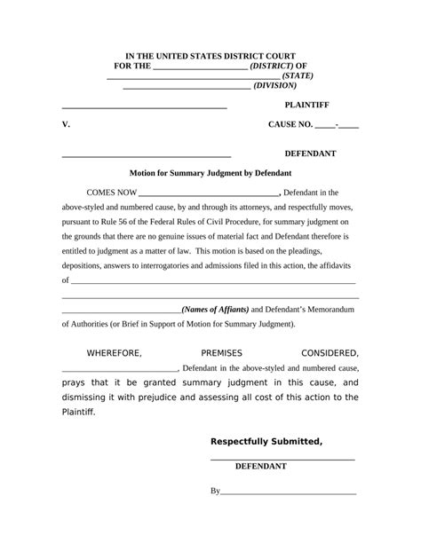 Motion for summary judgment sample philippines: Fill out & sign online | DocHub