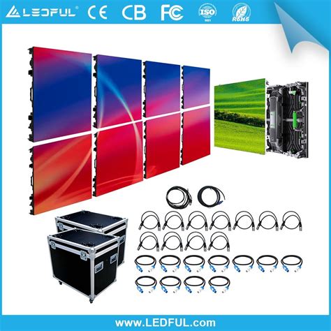 Outdoor Led Video Wall Production Solutions P 39 P 391 391mm P39 P391 Rental Display Screen