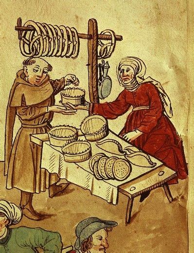 Baker From 15th Century Chronicle Of Ulrico De Richental Stock Photo