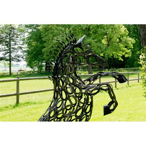 Cheval Cabr En Fers Cheval Deco Jardin Penez Herman