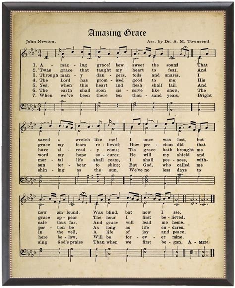 Amazing Grace Hymn - Antique Curiosities