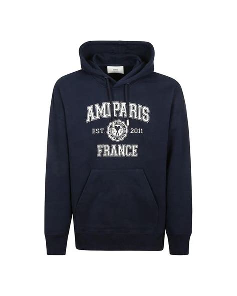 Ami Paris Sweatshirts In Blau F R Herren Lyst De