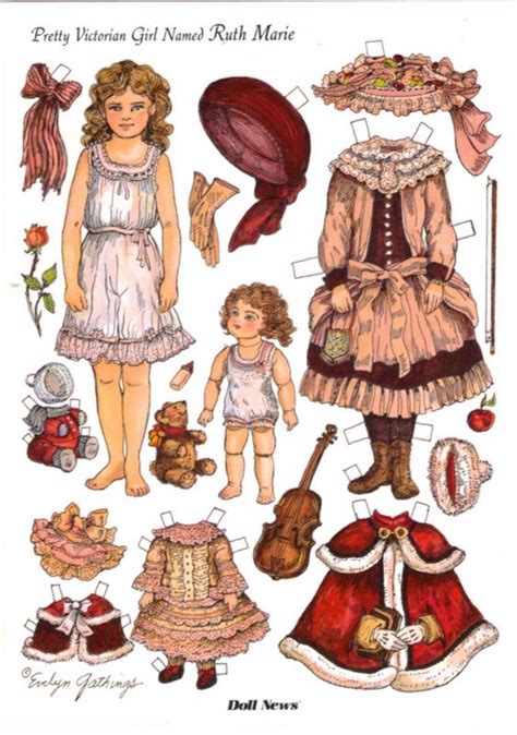 Ruth Marie Debbie Álbumes Web De Picasa Victorian Paper Dolls