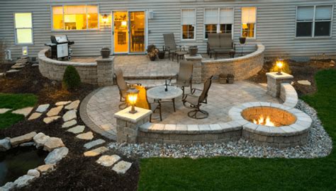 31 Small Paver Patio Ideas Diy Pictures With Fire Pit And Tips Building