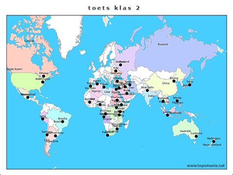 Topografie Toets Klas Topomania Net