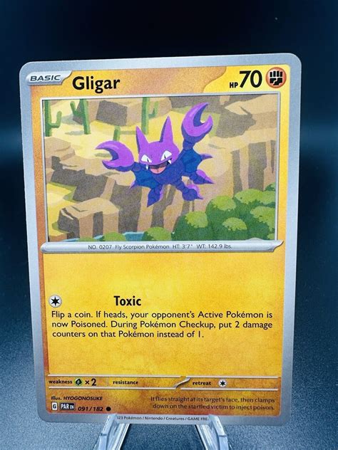 Pokemon TCG Gligar 91 182 Paradox Rift 2023 EBay