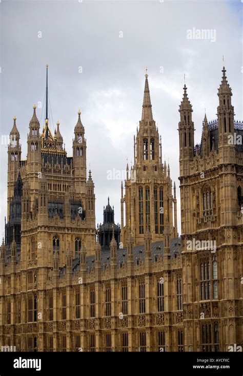 Parliament building in London England UK detail Stock Photo - Alamy