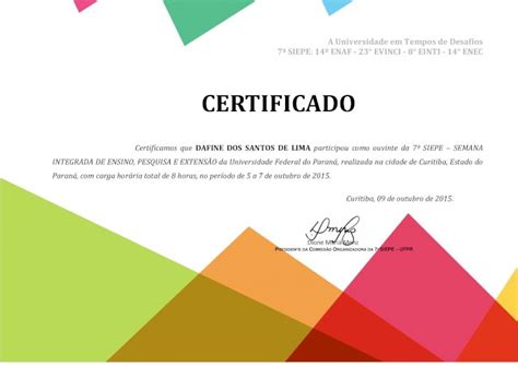 Pdf Certificado Ufpr Certificado Certificamos Que Dafine Dos