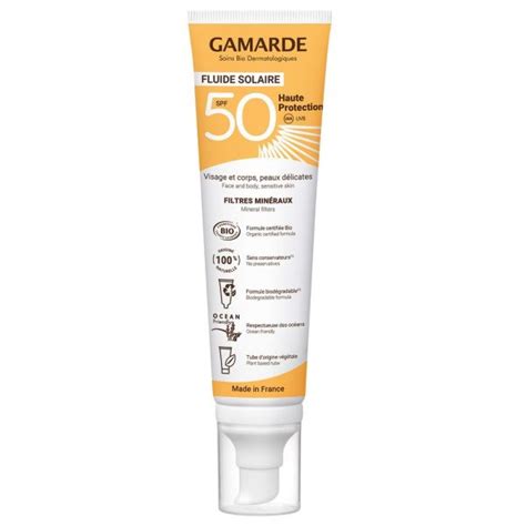 Gamarde Fluide Solaire Haute Protection Spf50 100ml