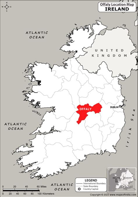 Where is Offaly Located in Ireland? | Offaly Location Map in the Ireland