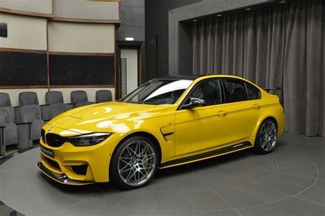 Speed Yellow BMW M3 Gets ALL The Bells And Whistles