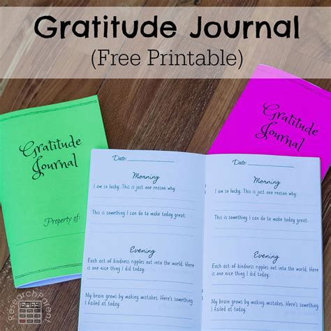 Gratitude Journal for Kids - ResearchParent.com