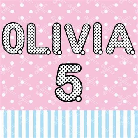 Polka Dot Letters Svg Polka Dot Alphabet Svg