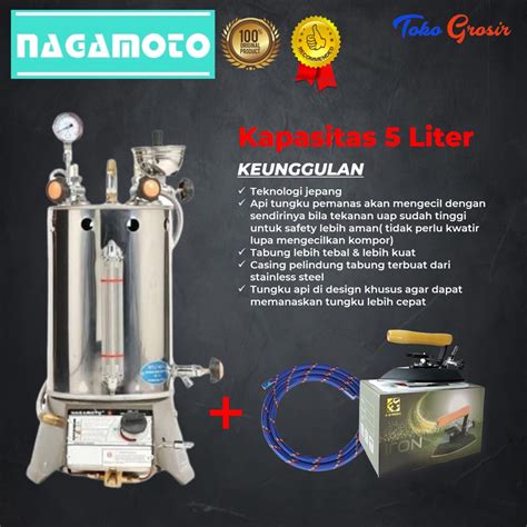 Jual SETRIKA UAP BOILER NAGAMOTO OTOMATIS Shopee Indonesia