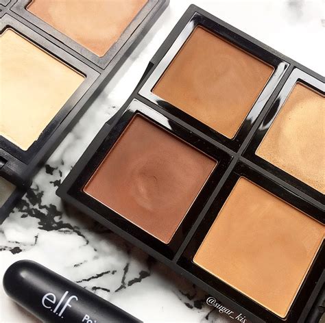 Elf Lightmedium And Deep Contour Palettes Review And Swatches Sugar