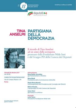 Fondazione Nilde Iotti Il Ricordo Di Tina Anselmi Ad Un Anno Dalla