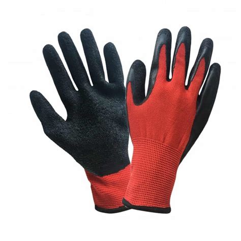 Wholesale 13 Gauge Polyester Crinkle Latex Coated Glove Manufacturer