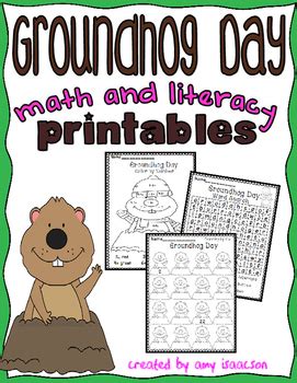 Groundhog Day Math and Literacy Activities by Amy Isaacson | TpT