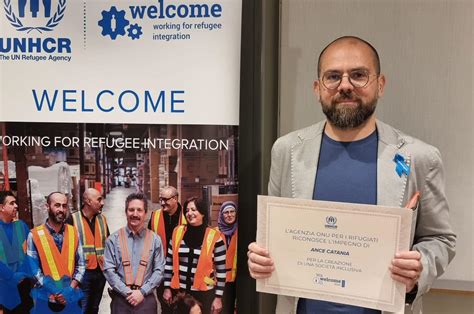 Inclusione Lavorativa Ad Ance Catania Il Premio We Welcome Di Unhcr