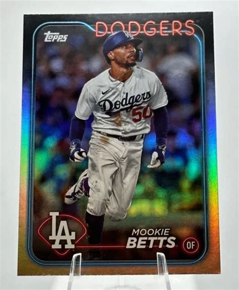 Mookie Betts Topps Series Rainbow Foil Los Angeles Dodgers