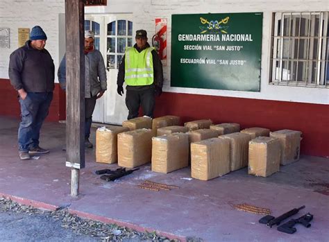 Gendarmería informó el secuestro de 460 kilos de cocaína dentro de una