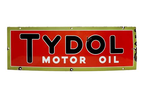 Tydol Porcelain Sign Witherell S Auction House