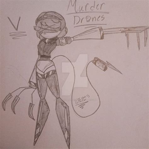 V Murder Drones Fanart By Comettheninja On Deviantart