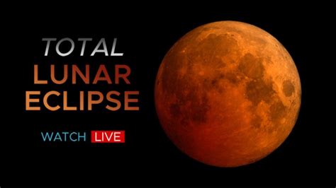 Eclipse Lunar EN VIVO NASA Transmite Luna Roja De Noviembre 2022