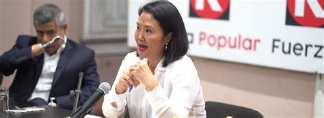 Keiko Fujimori No Descarta Ser Candidata Presidencial Por Cuarta Vez