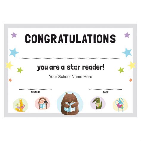 Star Reader Certificates