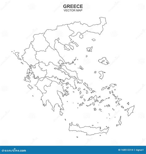 Blank Outline Map Of Greece