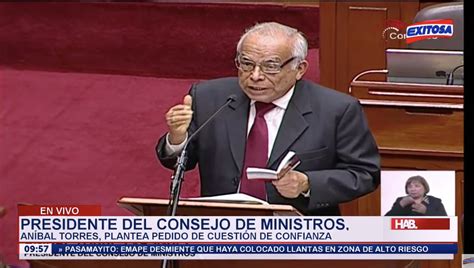 Exitosa Noticias On Twitter 🔵🔴 Ahora Aníbal Torres Al Congreso