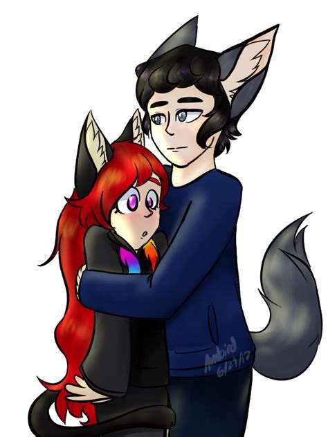 Commission Hug By Ambirdoodles On Deviantart