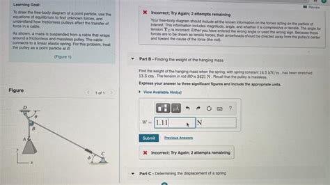 Solved Review Learning Goal To Draw The Free Body Diagram Chegg